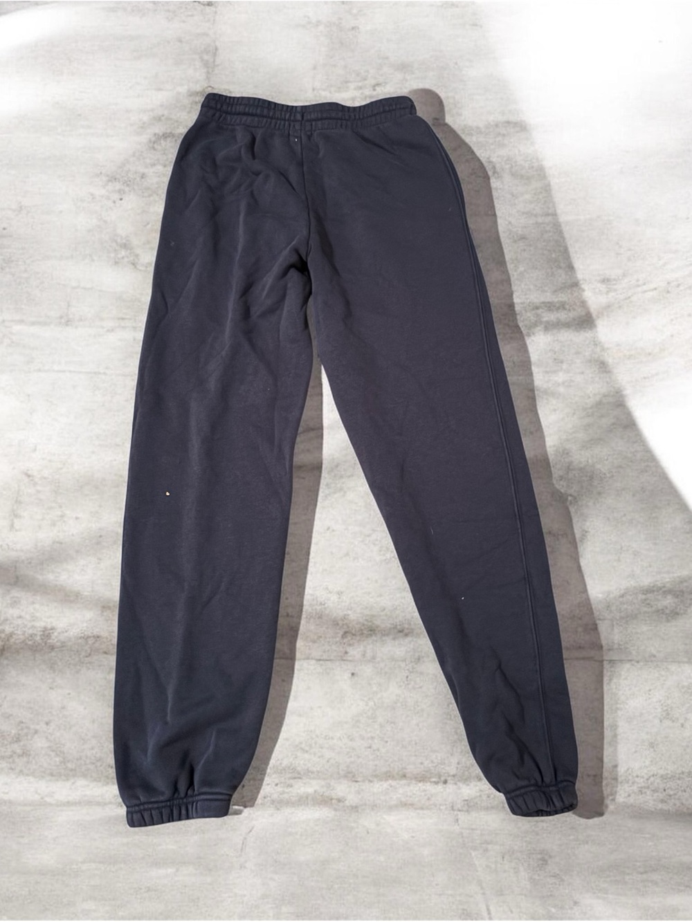 Black Elastic Cuff Sweatpants - Roots